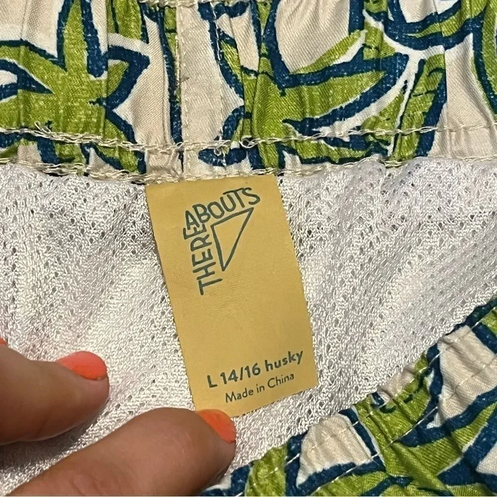 Kid's There About Tropical Palm Tree Print Swimsuit